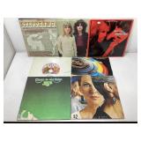 7 LPs record albums, asstd rock
