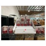 New Glass/22K Valentine Gift Bears in Boxes