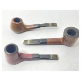 3 Briarwood Estate Pipes. Corsican, Atlantic &