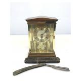 Bulova Quartz Mantle Clock and Vtg Straight Razor
