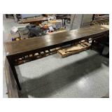 8ft Asian Antique Hall Table - Pegged