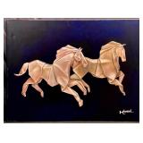 Minchi Signed Painting On Canvas Unframed 30x40