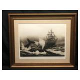 Jack Coughlin Signed Original 1977 Etching.
