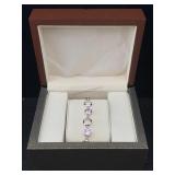 Sterling Bracelet W/gemstones In Box By Kalifano