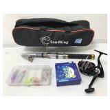 Carbon Fiber Telescoping Fishing Reel Kit