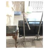 Metal Clothes Display Rack - Adjustable Height