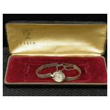 Vtg Elgin Ladies Watch 10k-rgp Bezel, Not