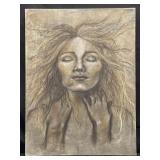 Original Painting On Canvas by The Daughter of