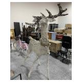 6ft Tall Reindeer Light Up Lawn Decoration -