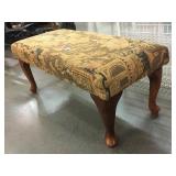 Needlepoint Style Small Bench and Wire Rack