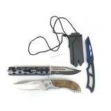 3 pocket knives