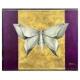 Minchi Signed Painting On Canvas Unframed 20x28