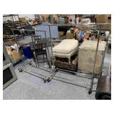 Pair Rolling Clothing Racks - collapsible