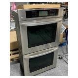 LG Stainless Double Oven - Blue Interior -