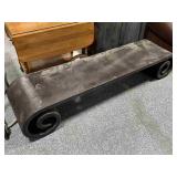 6.5ft Long Asian Composite Bench - some cracks