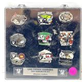 2021 Las Vegas Raiders Season Pin Set