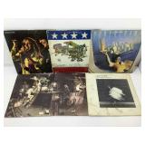 6 LPs record albums, asstd rock