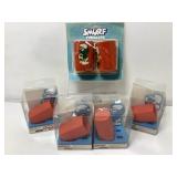 Vtg Smurf toothbrush holders & tumblers,