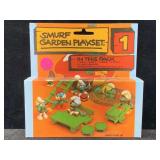 Vtg Smurf playset #1