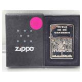 Zippo Lighter The Vietnam Wall In Original Box