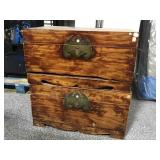 Pair Vtg Chinese Storage Trunk Chests with