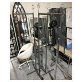 Metal Clothes Display Rack - Adjustable Height