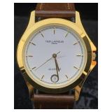 18kt Gold-plated Ted Lapidus Paris Watch, Not