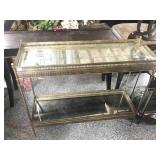 4ft Long Metal Mirrored Hall/Sofa Table