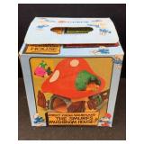 Vtg NIB Smurf Mushroom House