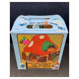 Vtg NIB Smurf Mushroom House
