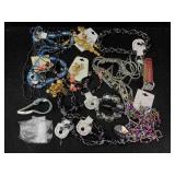 New Bag Of Costume Jewelry Mostly Chunky Necklaces
