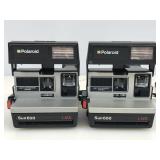 2 Polaroid Sun 600 LMS Instant Cameras