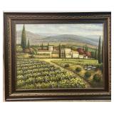 Large Contemporary Painting on Canvas. Unsigned