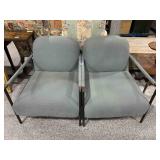 Pair Modern Designer Ollie Armchairs