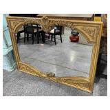 5x3ft Wall Mirror Metallic Paint Accents