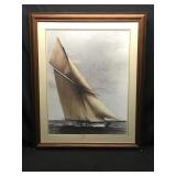 Sailing Yacht Print. 37x45