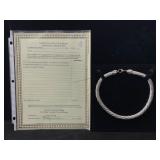 14k White Gold Fashion Necklace, Tw 36.40g, 18in