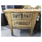 Antique Chinese Altar Cabinet 3.5ft Wide - Hand