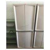 Sterilite Plastic Cabinet Garage/Patio Storage