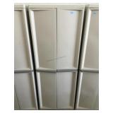 Sterilite Plastic Cabinet Garage/Patio Storage