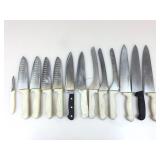 10 pc NSF Commercial kitchen knives & more