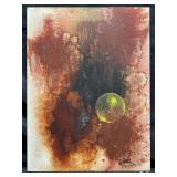 Buckburn Signed Painting On Board. Unframed 12x16