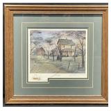 Gene Roncka Signed Art Print Grandma