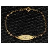 9k Gold Bracelet 