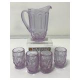 Weishar Moon & Stars 1988 Mini Pitcher w/ 4