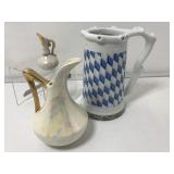Vtg German Puzzle Mug/Stein by Schrobenhausen & 2