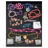 Collection Of Necklaces And Earrings Some