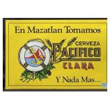 Pacifico Metal Sign 17x25.5in