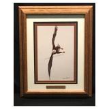 Gerry J. Lamarre Signed Bald Eagle Photograph.