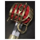 Replica Swedish Brass Basket Hilt Broadsword